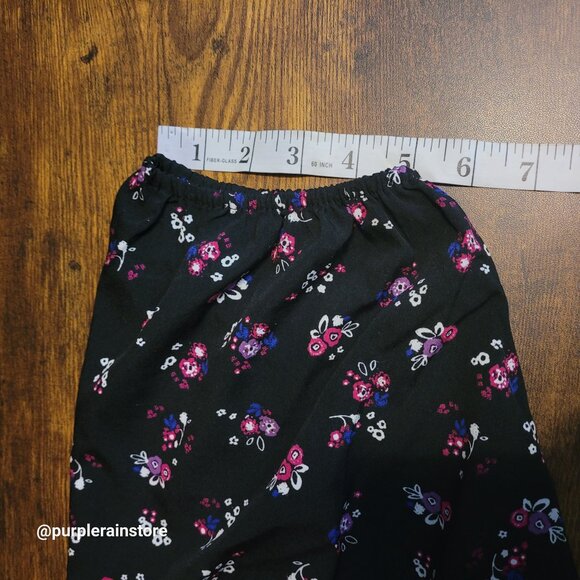 Lane Bryant Floral Tunic Top 26 Balloon Sleeve V Neck Ethereal Cottagecore - Picture 12 of 13